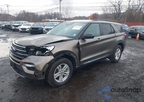 2021 Ford Explorer Xlt z USA, uszkodzony, nr VIN 1FMSK8DH0M6A66994